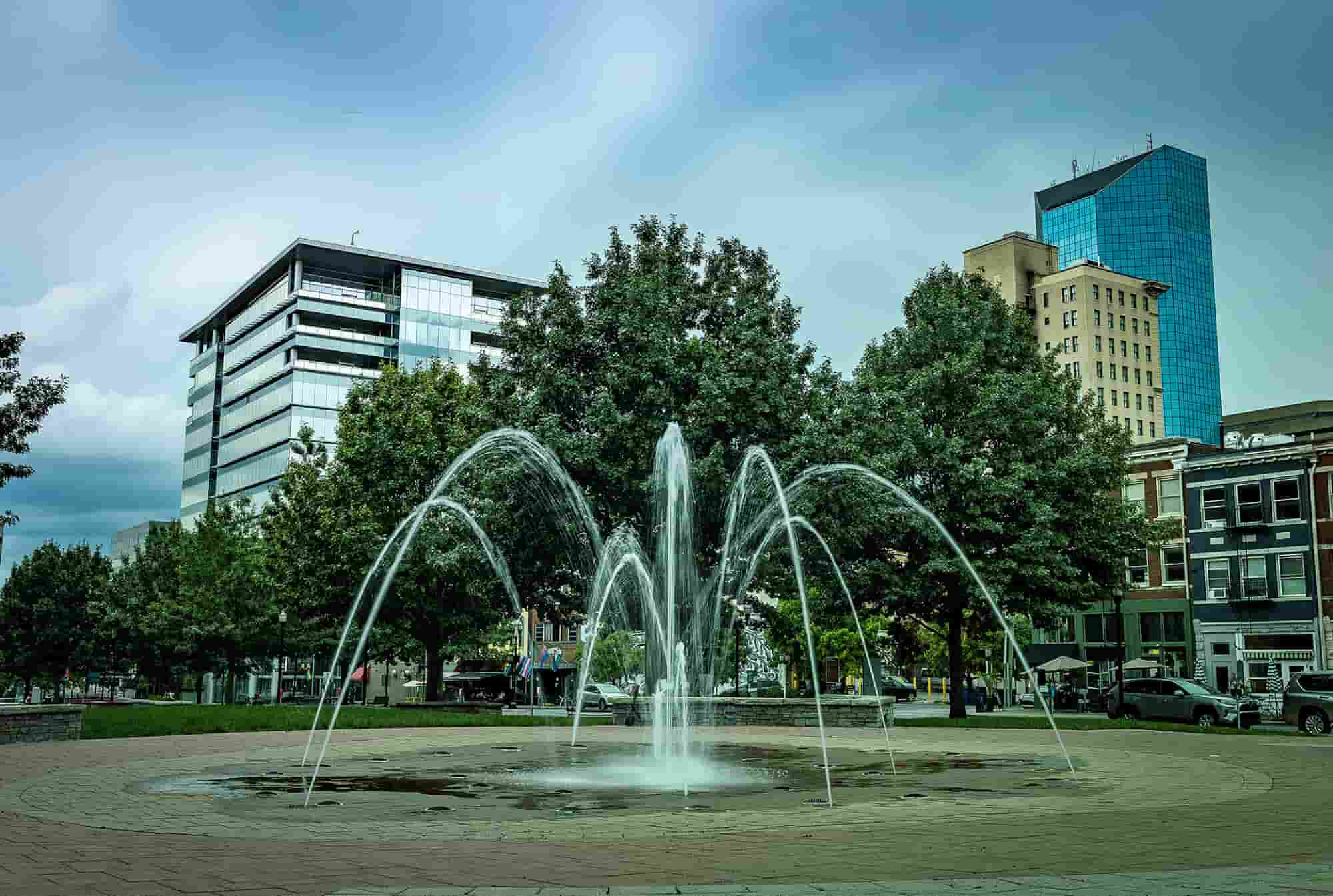 Downtown Lexington KY Fountain